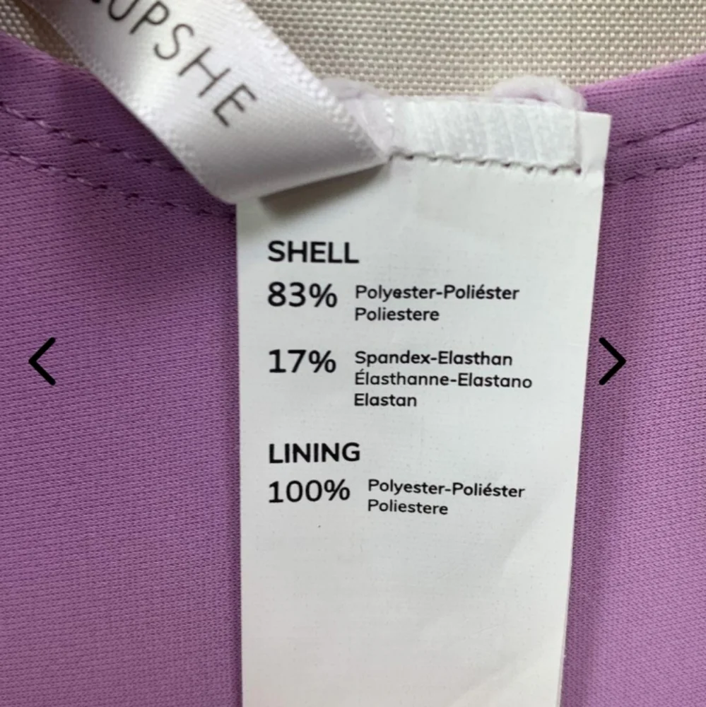 *WORKOUT* NWT Purple Cupshe bathing suit size Small - Picture 7 of 7